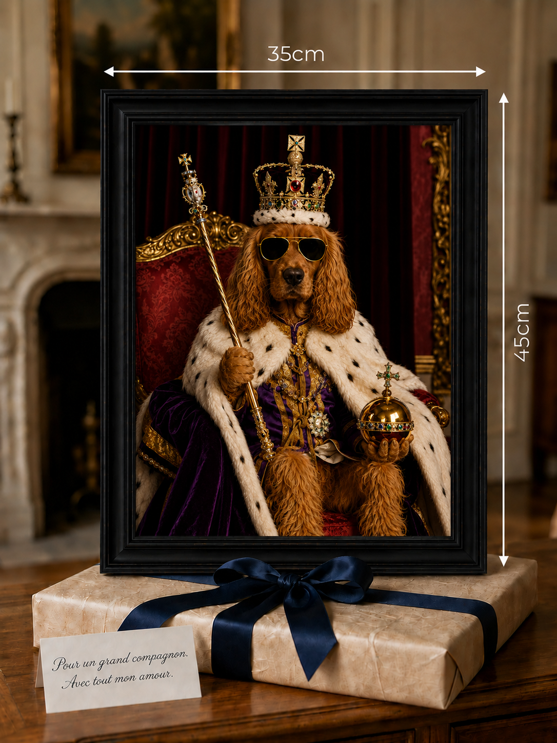 👑 Portrait personnalisé — Roi