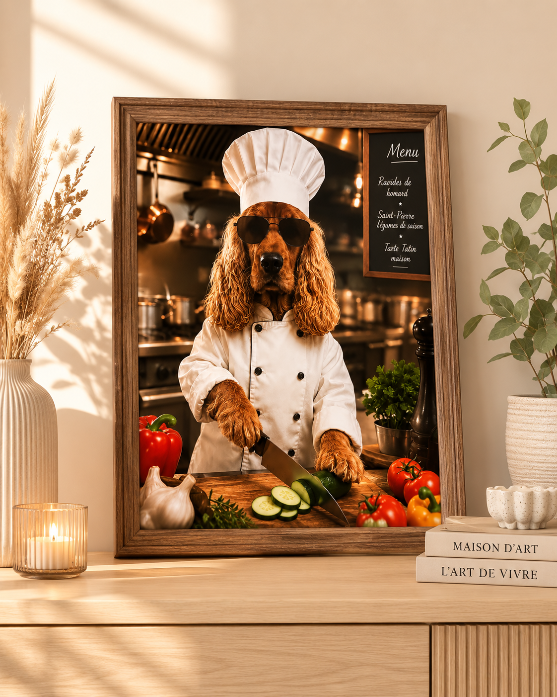 🍳 Portrait personnalisé — Cuisinier / Cuisinière