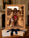 🤠 Portrait personnalisé — Cow-boy
