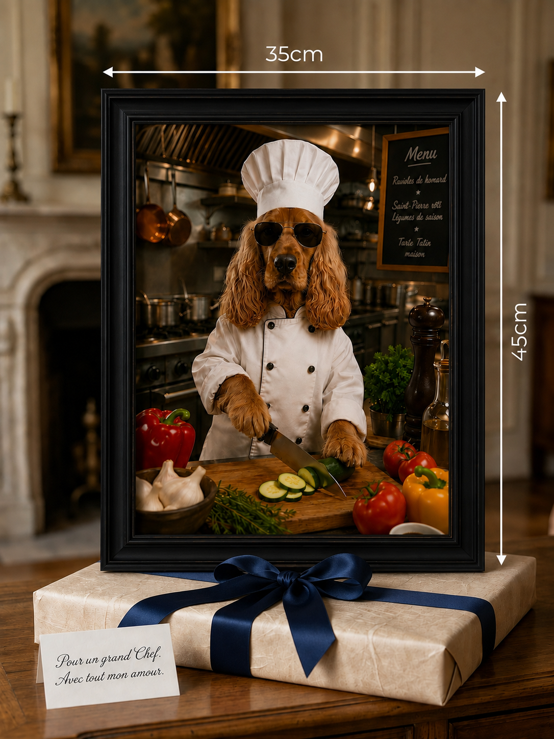 🍳 Portrait personnalisé — Cuisinier / Cuisinière