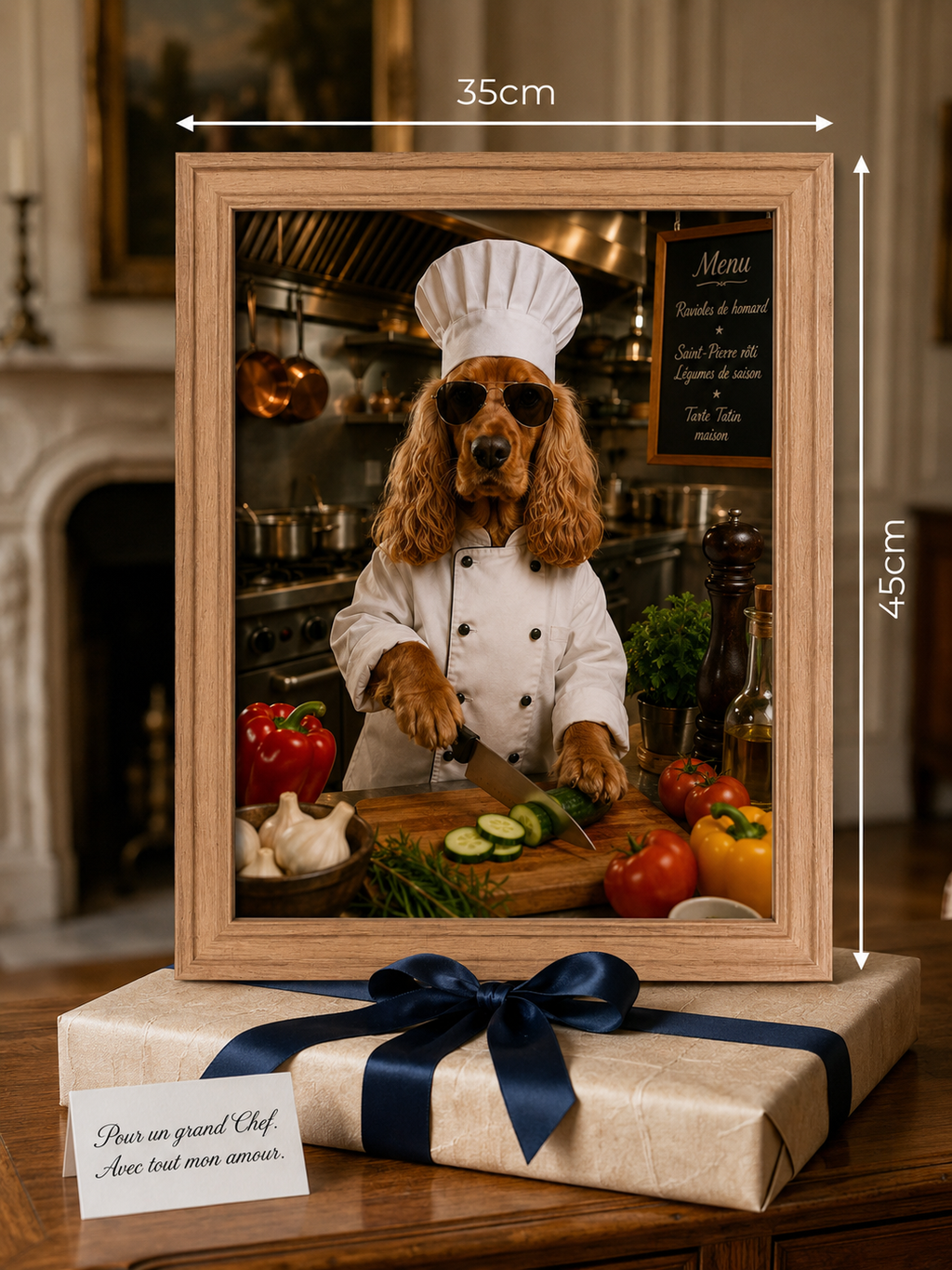 🍳 Portrait personnalisé — Cuisinier / Cuisinière