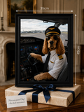 ✈️ Portrait personnalisé — Pilote d’avion