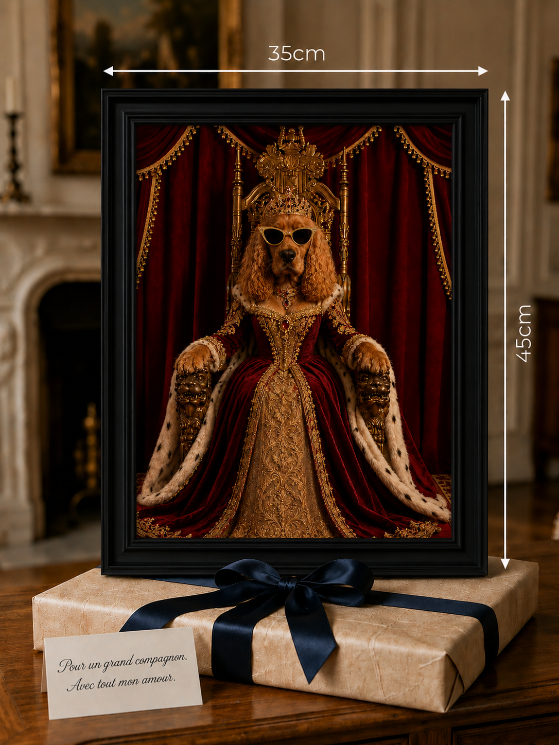 👑 Portrait personnalisé — Reine