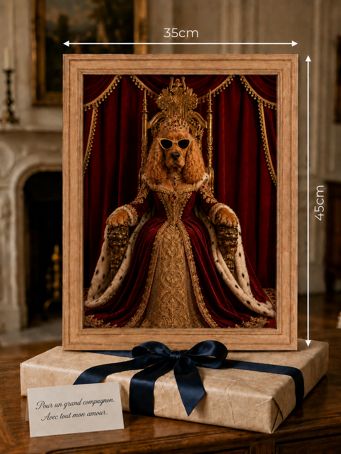 👑 Portrait personnalisé — Reine