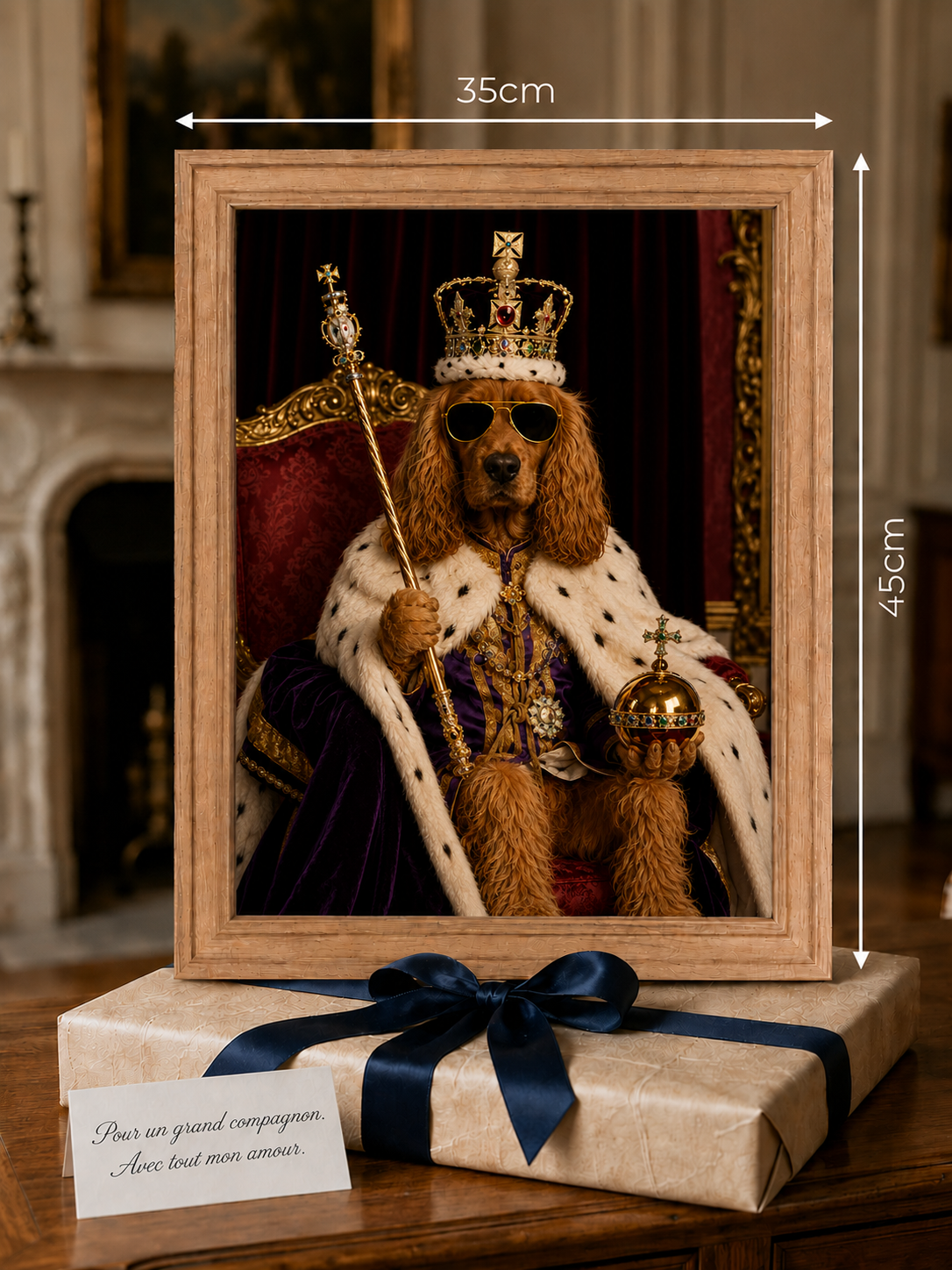 👑 Portrait personnalisé — Roi